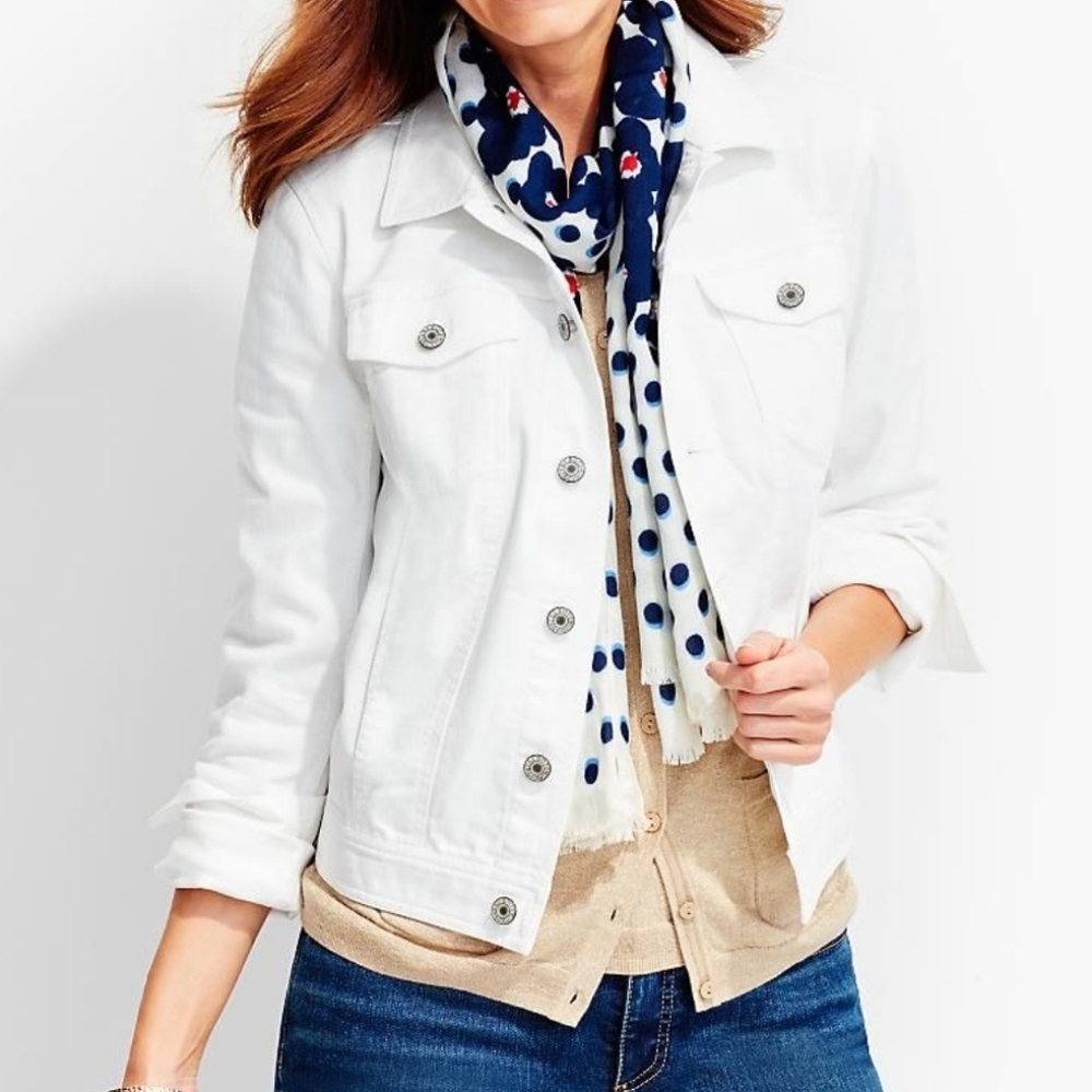 Talbots White Jacket